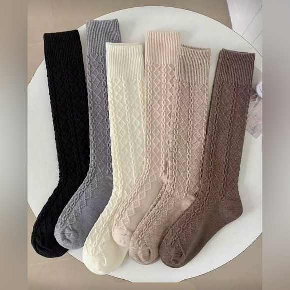 BellanBlue Accessories - Neutral Tone Minimalist Knit Ankle Socks Set
